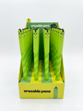 Erasable Pens- Green Dino design- CDU 24 pieces