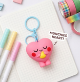 Keychain- Cookie Love Heart