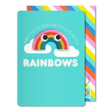 Birthday Card- Rainbow Jelly Magnet