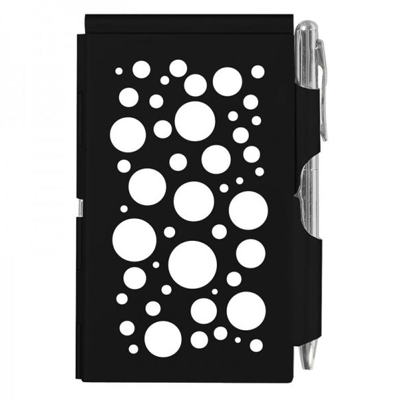 Flip Note - Polka Dots Black