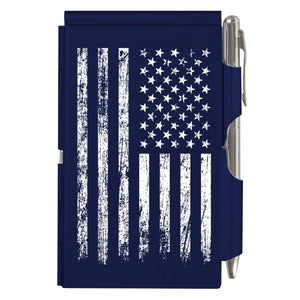 Flip Note - Distressed Flag Blue