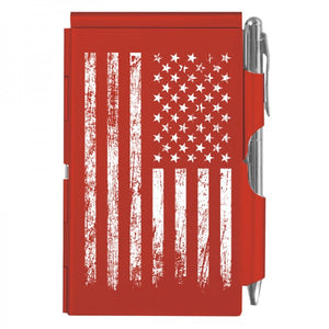 Flip Note - Distressed Flag Red