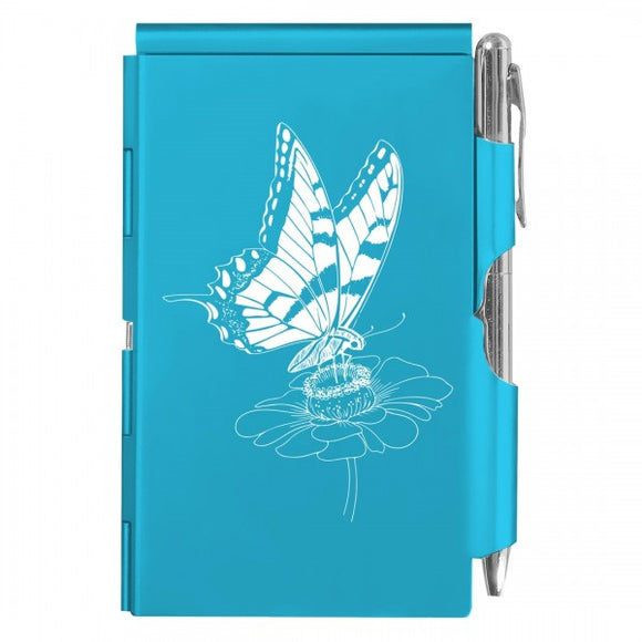 Flip Note - Butterfly Bright Blue