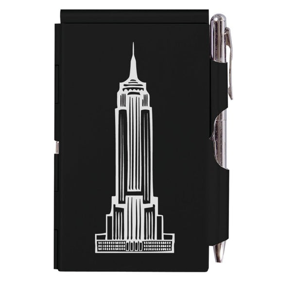 Flip Note - NY - Black Empire State Building