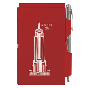 Flip Note - NY - Red Empire State Building