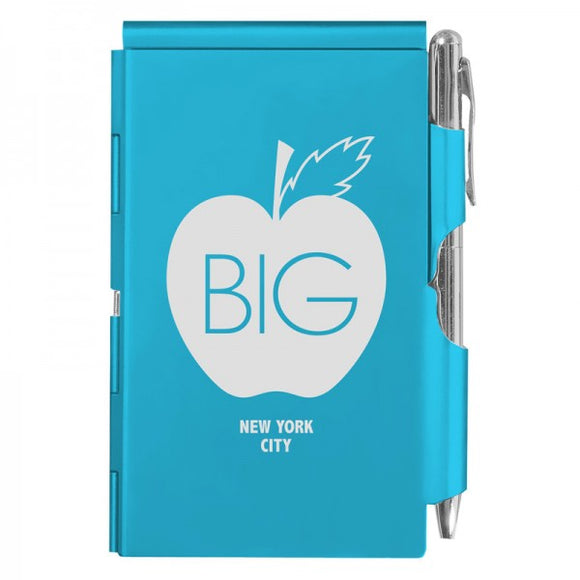 Flip Note - NY - Bright Blue Apple