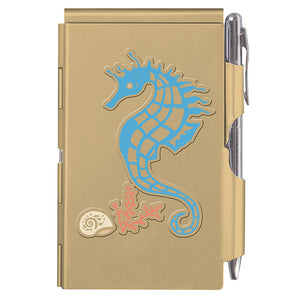 Flip Note - Coastal - Seahorse