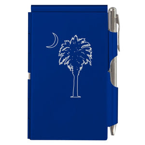 Flip Note - Royal Blue Palmetto