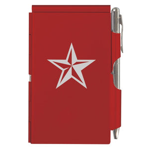 Flip Note - Red Texas Star