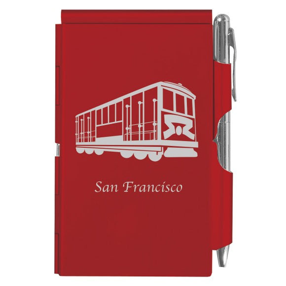 Flip Note - Red - Cable Car