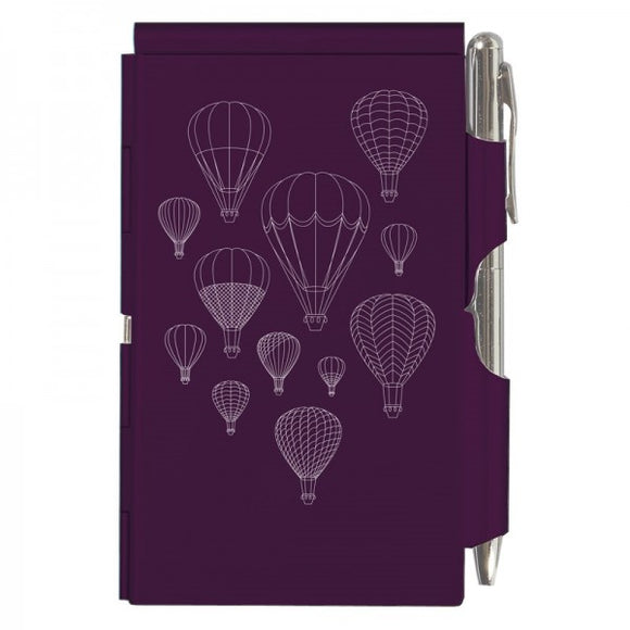 Flip Note - Purple Balloons