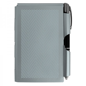 Aluminum Notepad+ LED Pen -Blue