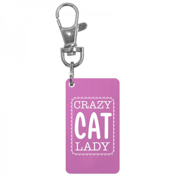 Keychain Charm - Cat Lady