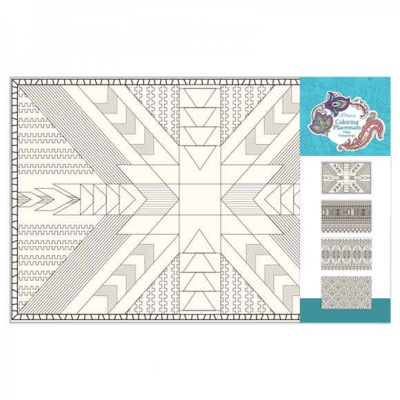 Coloring Placemats - Geometric Patterns