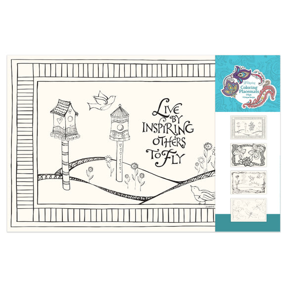Coloring Placemats - Nature