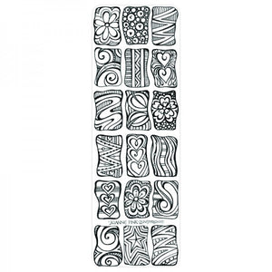 Coloring Bookmark - Pattern Blocks