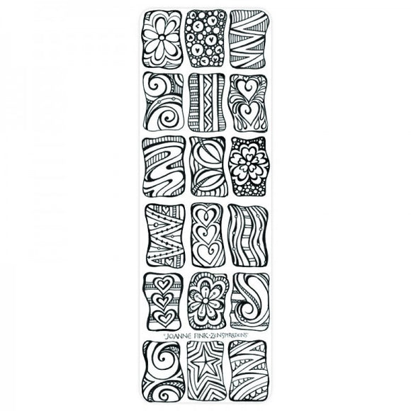 Coloring Bookmark - Pattern Blocks