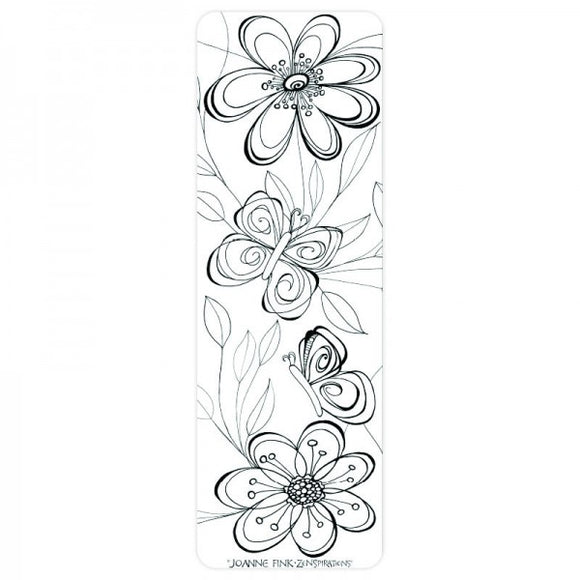 Coloring Bookmark - Butterfly
