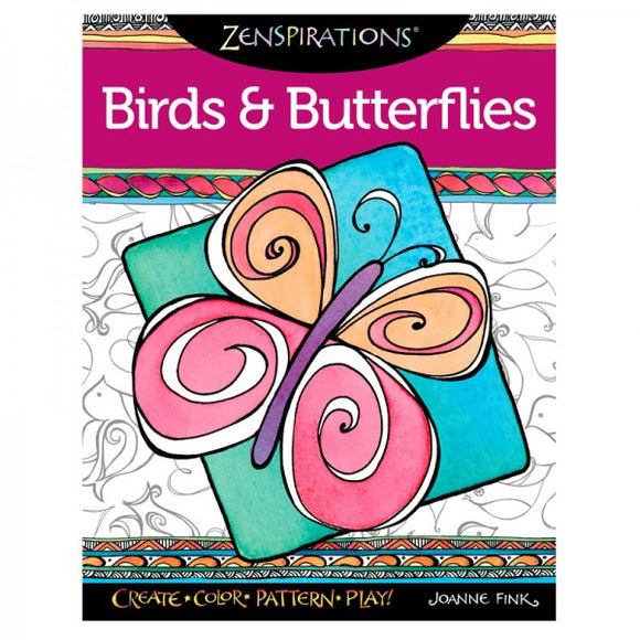 Coloring Book - Birds & Butterflies