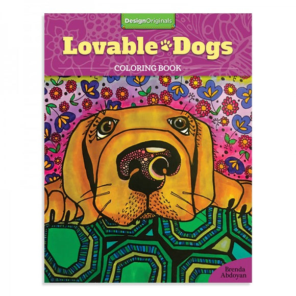 Coloring Book - Lovable Dogs