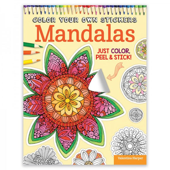 Color Your Own Stickers - Mandalas