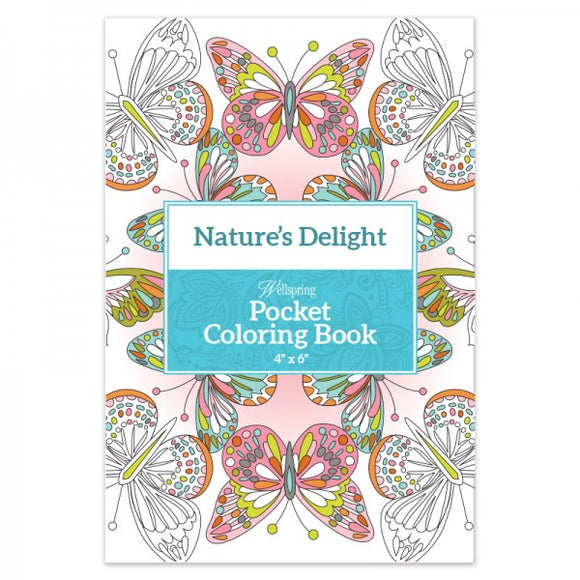 Pocket Coloring Book - Nature's Delight