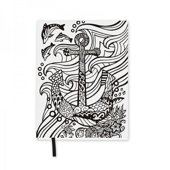 Pocket Coloring Journal - Ocean Life