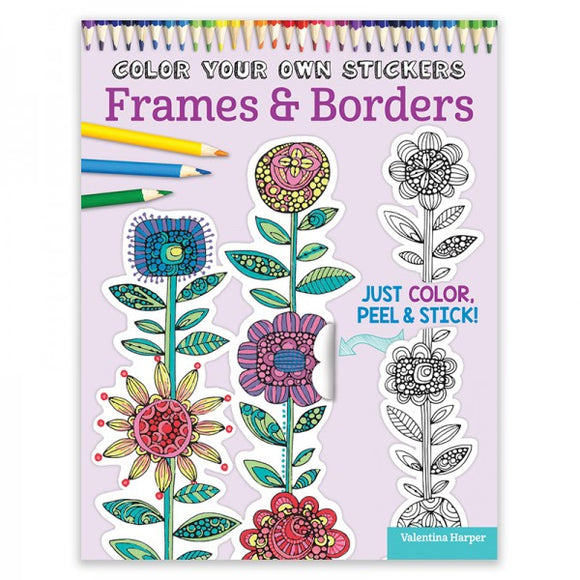 Color Your Own Stickers - Frames