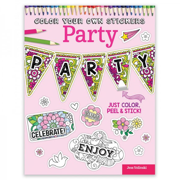 Color Your Own Stickers - Party